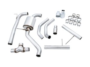 Volkswagen Jetta Performance Exhaust - AWE Tuning - Track Cat Back - Chrome Silver - `18-`21